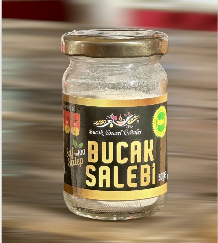 Bucak Salebi 50g %100 Doğal Salep, Saf Bucak Sahlebi ®️ Coğrafi işaretli Ürün