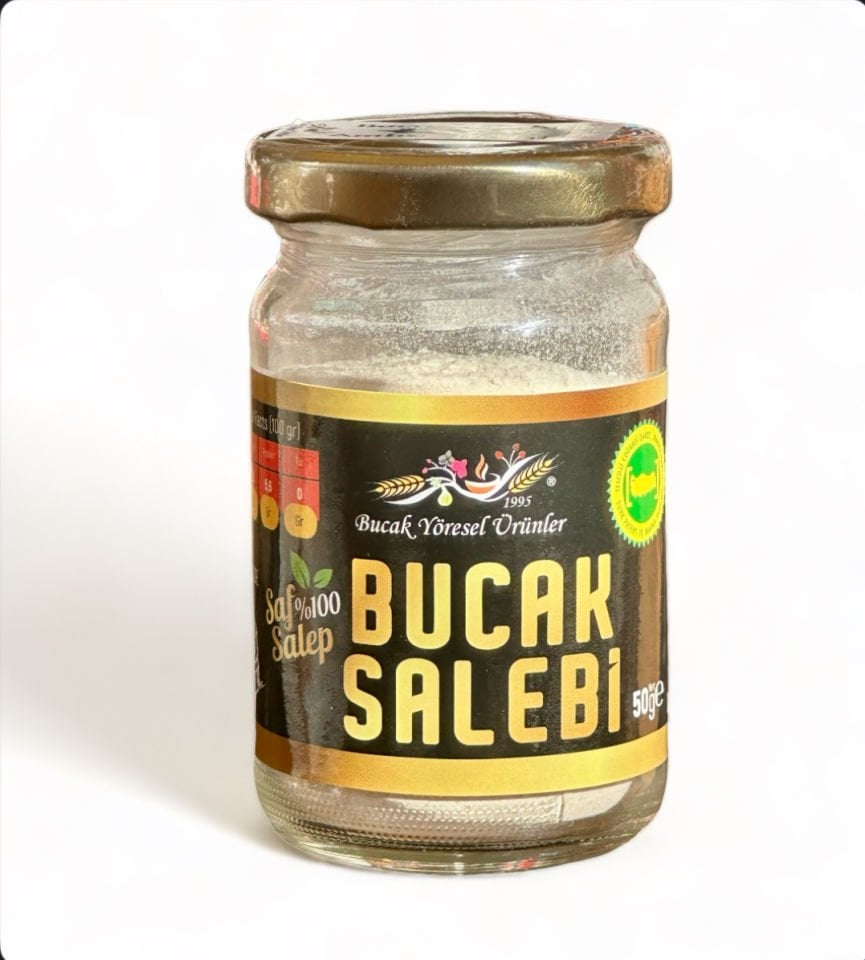 Bucak Salebi 50g %100 Doğal Salep, Saf Bucak Sahlebi ®️ Coğrafi işaretli Ürün