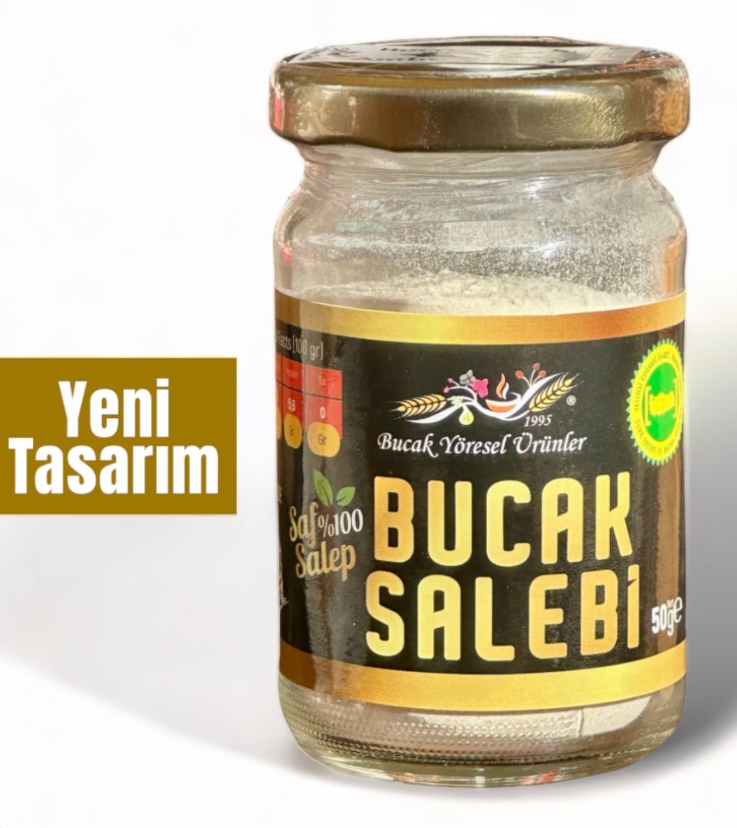 Bucak Salebi 50g %100 Doğal Salep, Saf Bucak Sahlebi ®️ Coğrafi işaretli Ürün