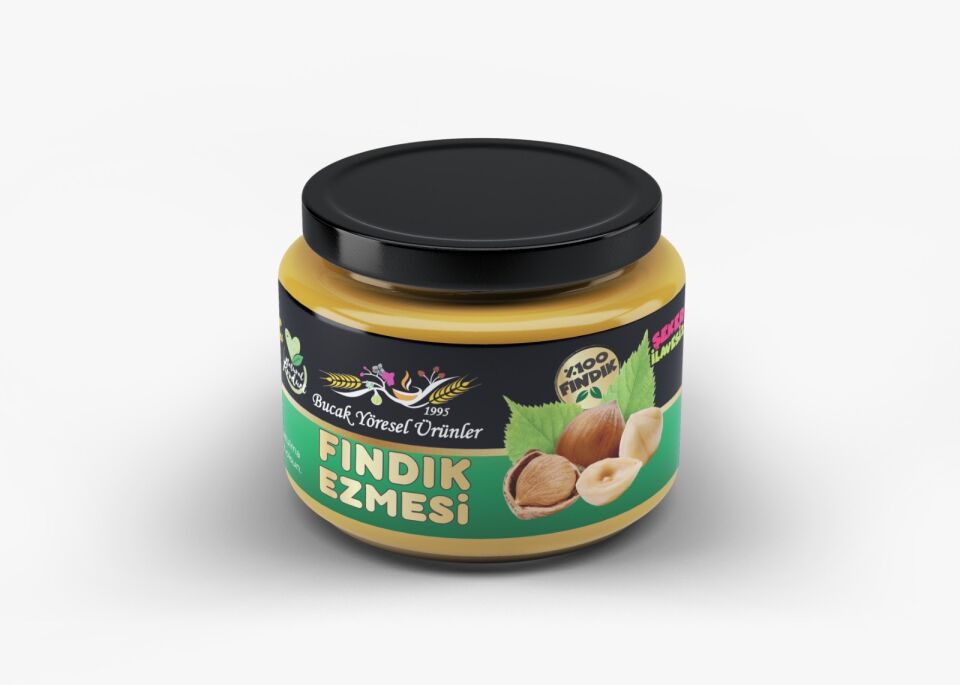 Fındık Ezmesi 300G Katkısız, Şeker İlavesiz %100 Fındık