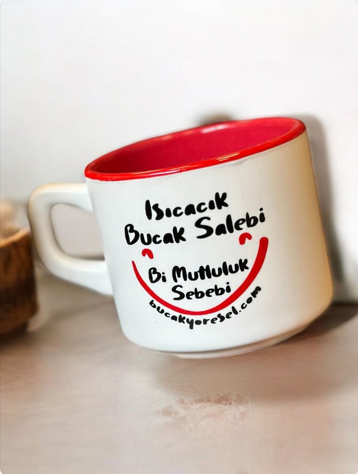 Bucak Salebi Fincanı, özel baskılı