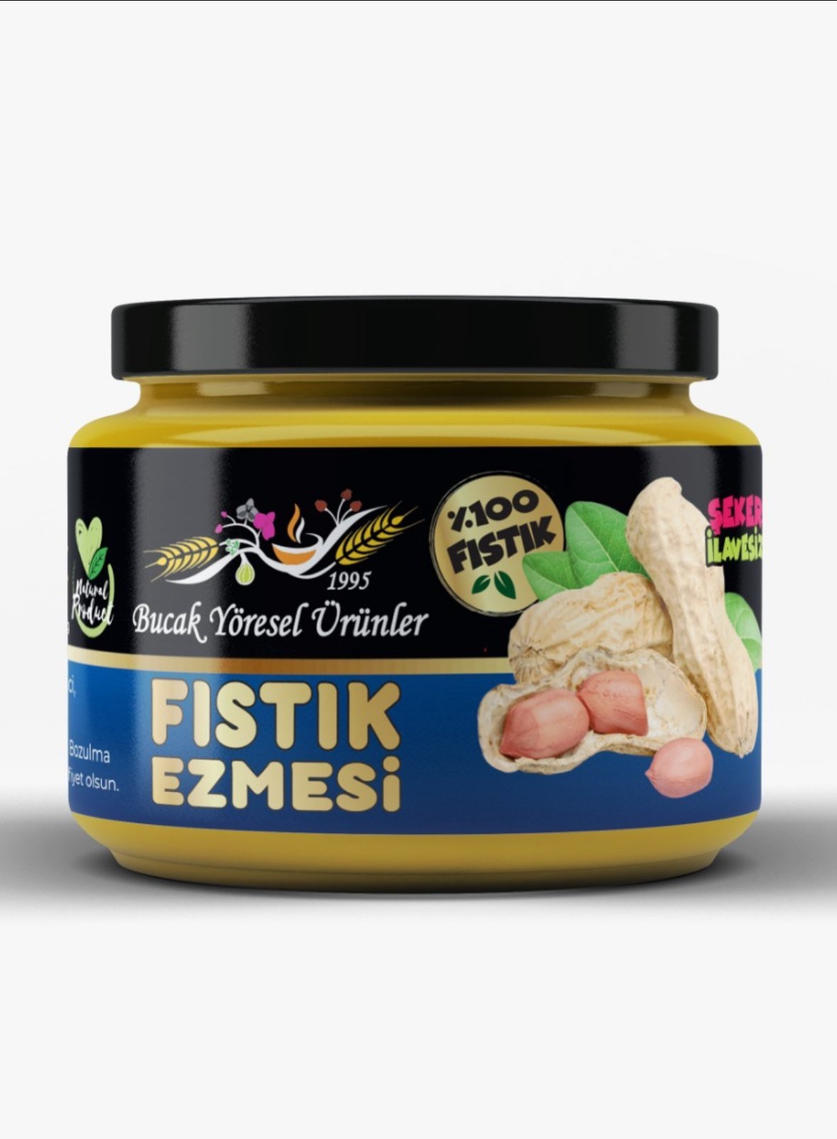 Fıstık Ezmesi %100 Yer Fıstığı Şeker İlavesiz
